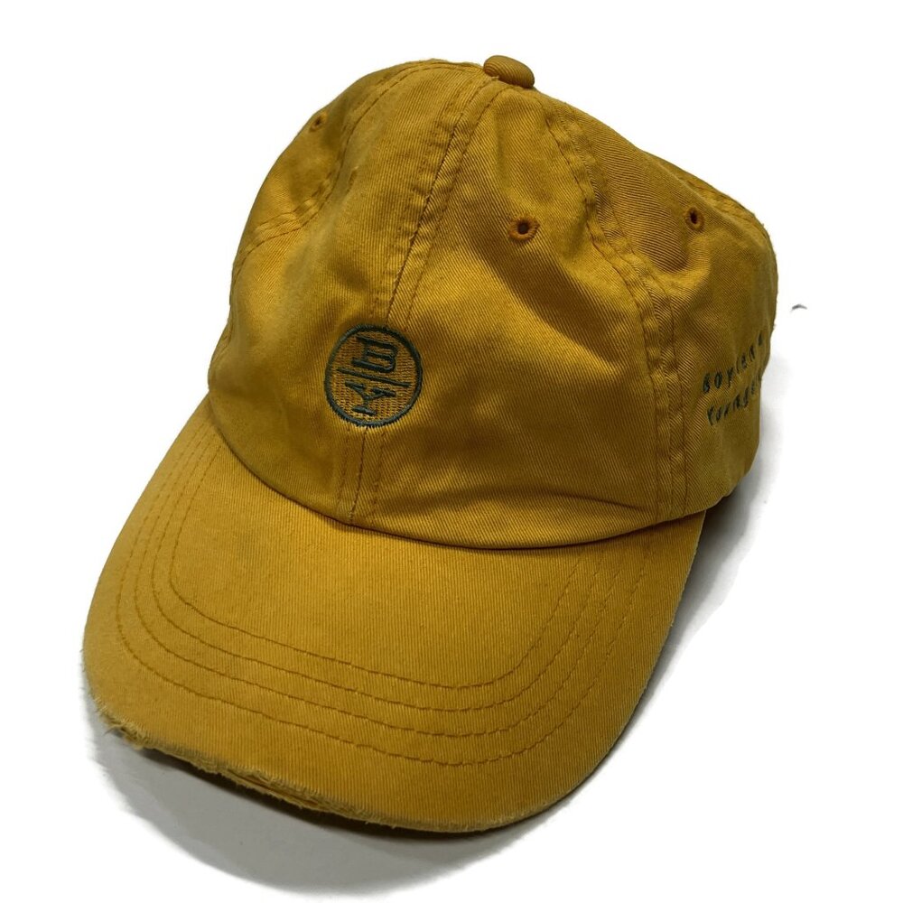 Yupoong Yellow Strapback Hat Cap Boyden‎ and Youngblutt Big Dog Eats Adjustable